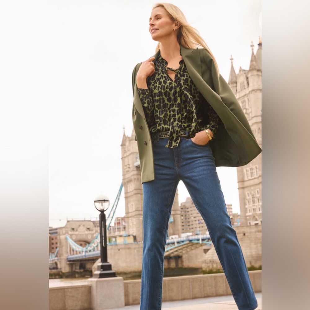 Talbots Straight Leg Blue Jeans
